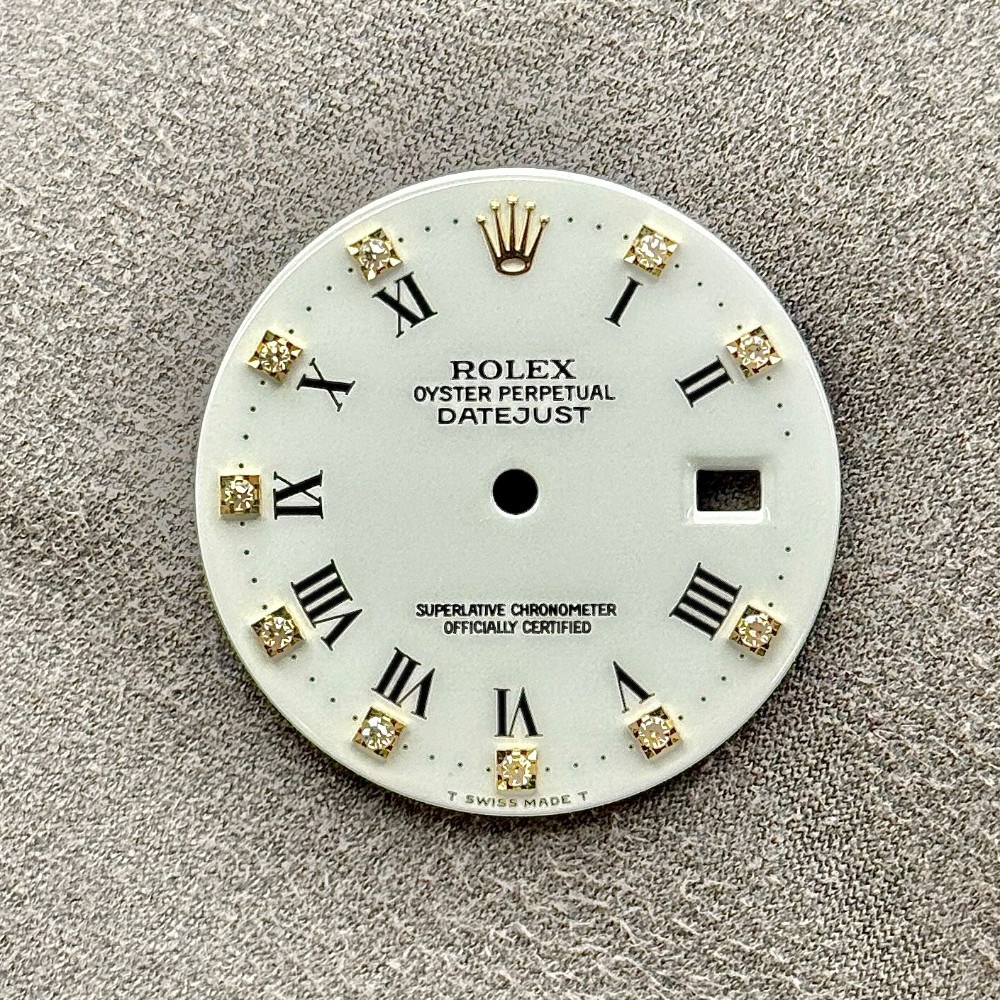 DATEJUST WHITE ROMAN DIAMOND DIAL